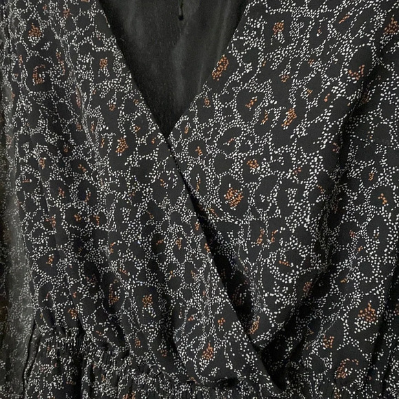 NWOT Cupcakes & Cashmere Amity Speckled Leopard Print Dress Small - Picture 2 of 6